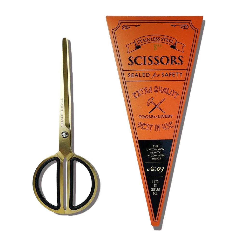 Tools to Liveby Scissors - 20,3cm Gold - 24Papershop