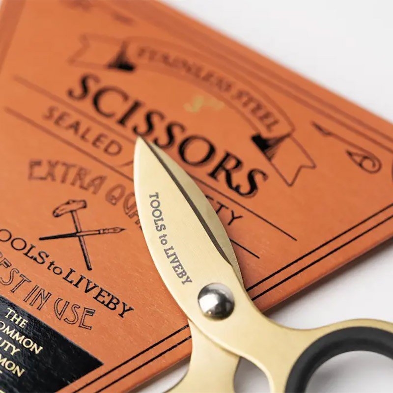 Tools to Liveby Scissors - 7,7cm Gold - 24Papershop