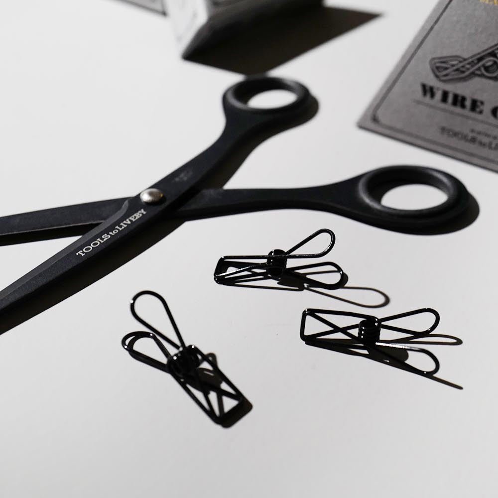 Tools to Liveby Wire Clips - Black - 24Papershop