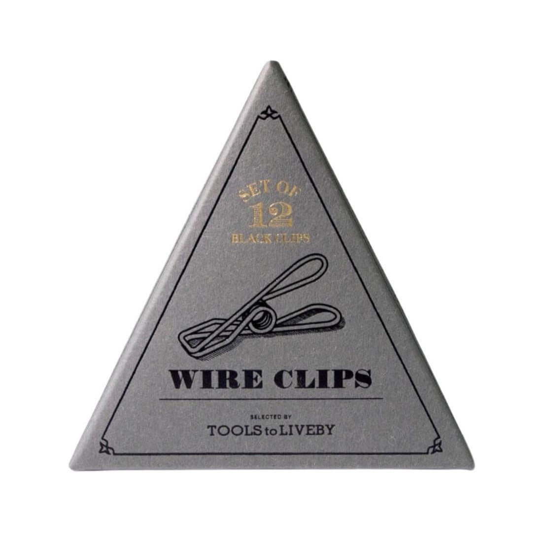 Tools to Liveby Wire Clips - Black - 24Papershop