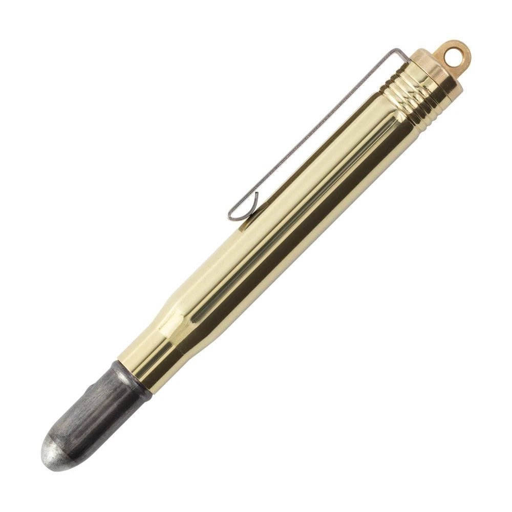 TRAVELER'S - Brass Ballpoint Pen Solid Brass - 24Papershop