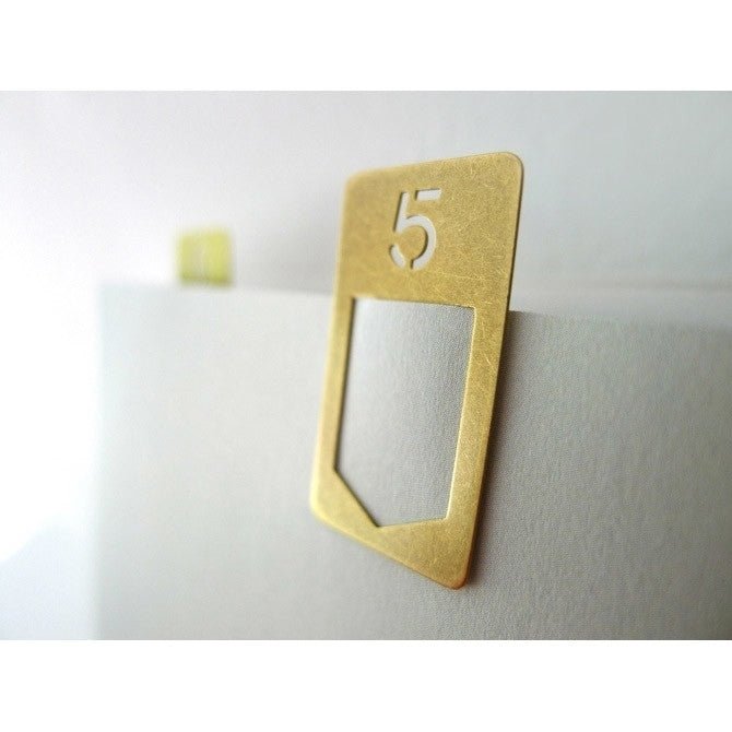 TRAVELER'S Brass Clips (12 stuks) - 24Papershop