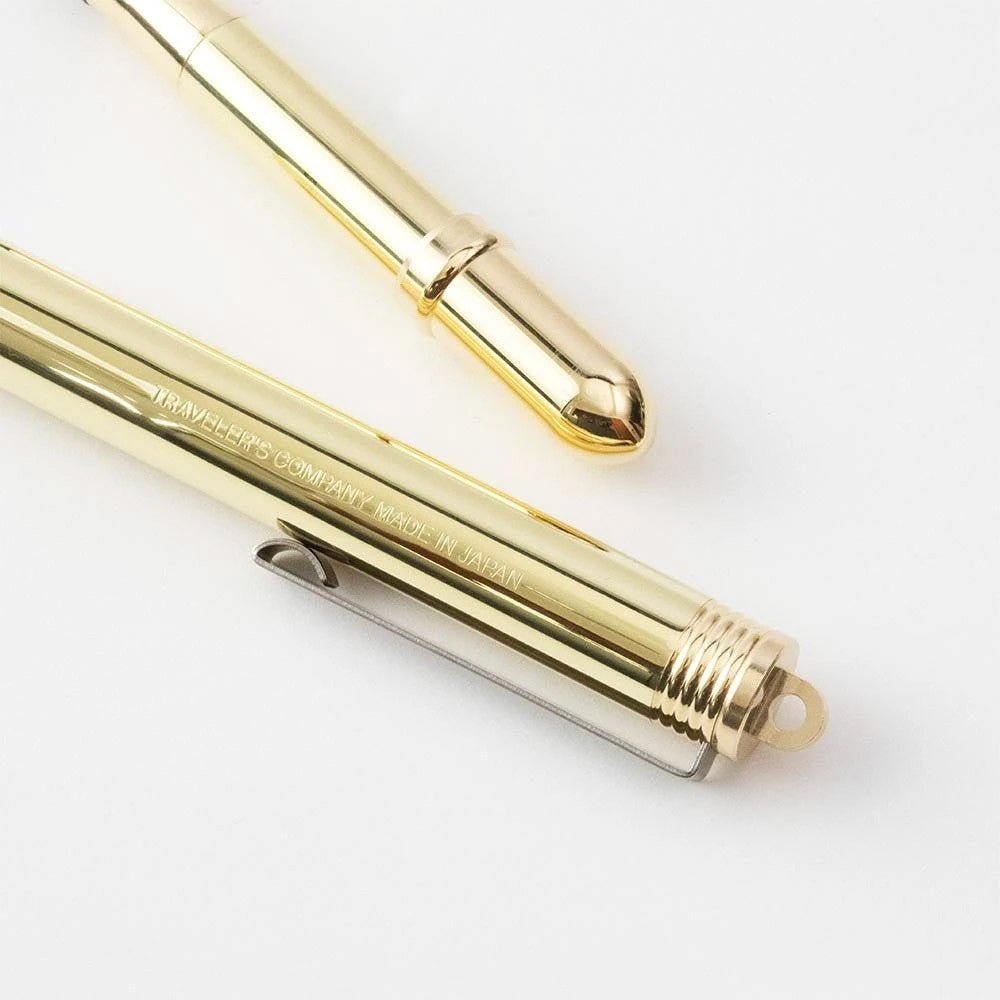 TRAVELER'S - Brass Fountain Pen Solid Brass - 24Papershop