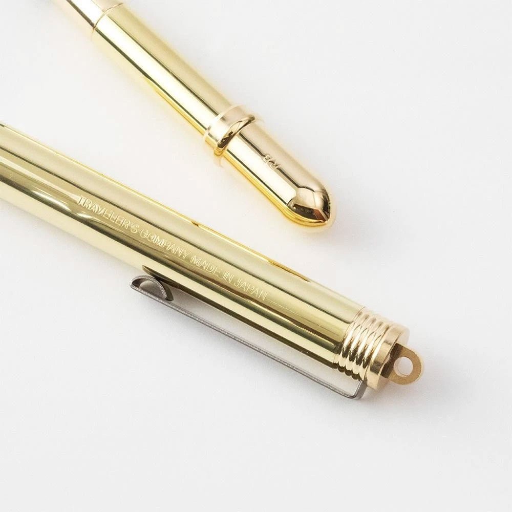 TRAVELER'S - Brass Rollerball Pen Solid Brass - 24Papershop