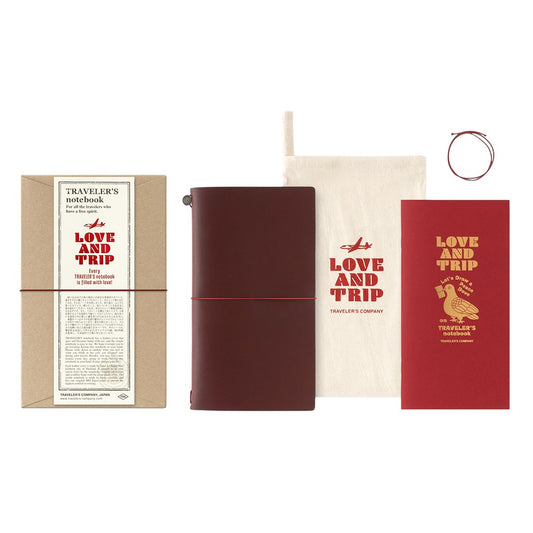 TRAVELER'S Notebook Regular Size - Love & Trip