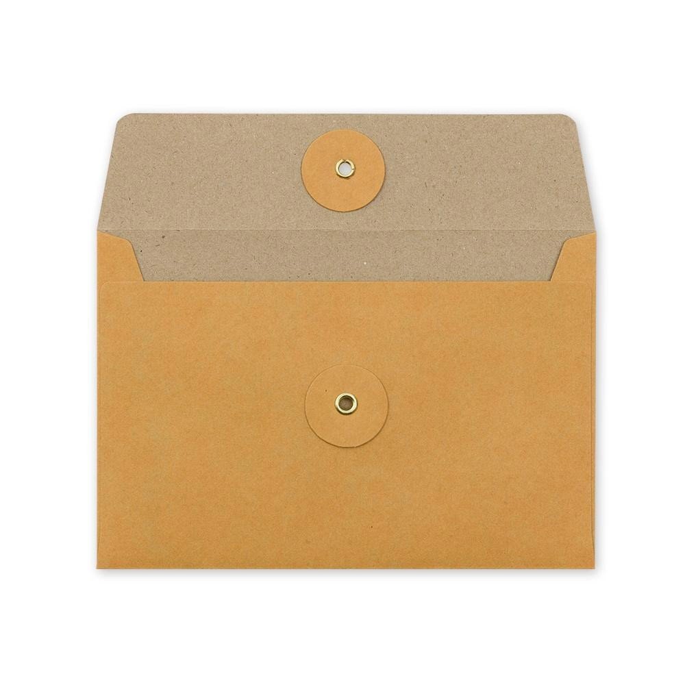 TRAVELER'S Kraft Envelop M - Orange - 24Papershop