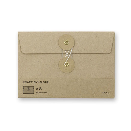 TRAVELER'S Kraft Envelop M - Silver Grey - 24Papershop