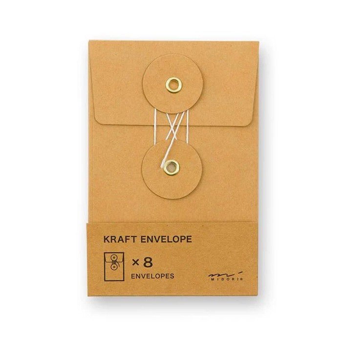 TRAVELER'S Kraft Envelop S - Orange - 24Papershop