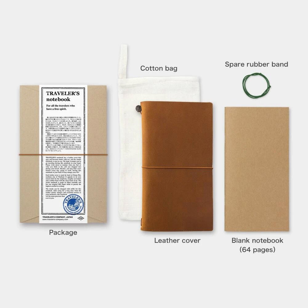 TRAVELER'S Notebook Passport Size - Camel - 24Papershop