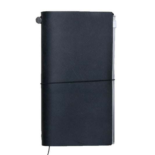 TRAVELER'S Notebook Regular Size - Black - 24Papershop