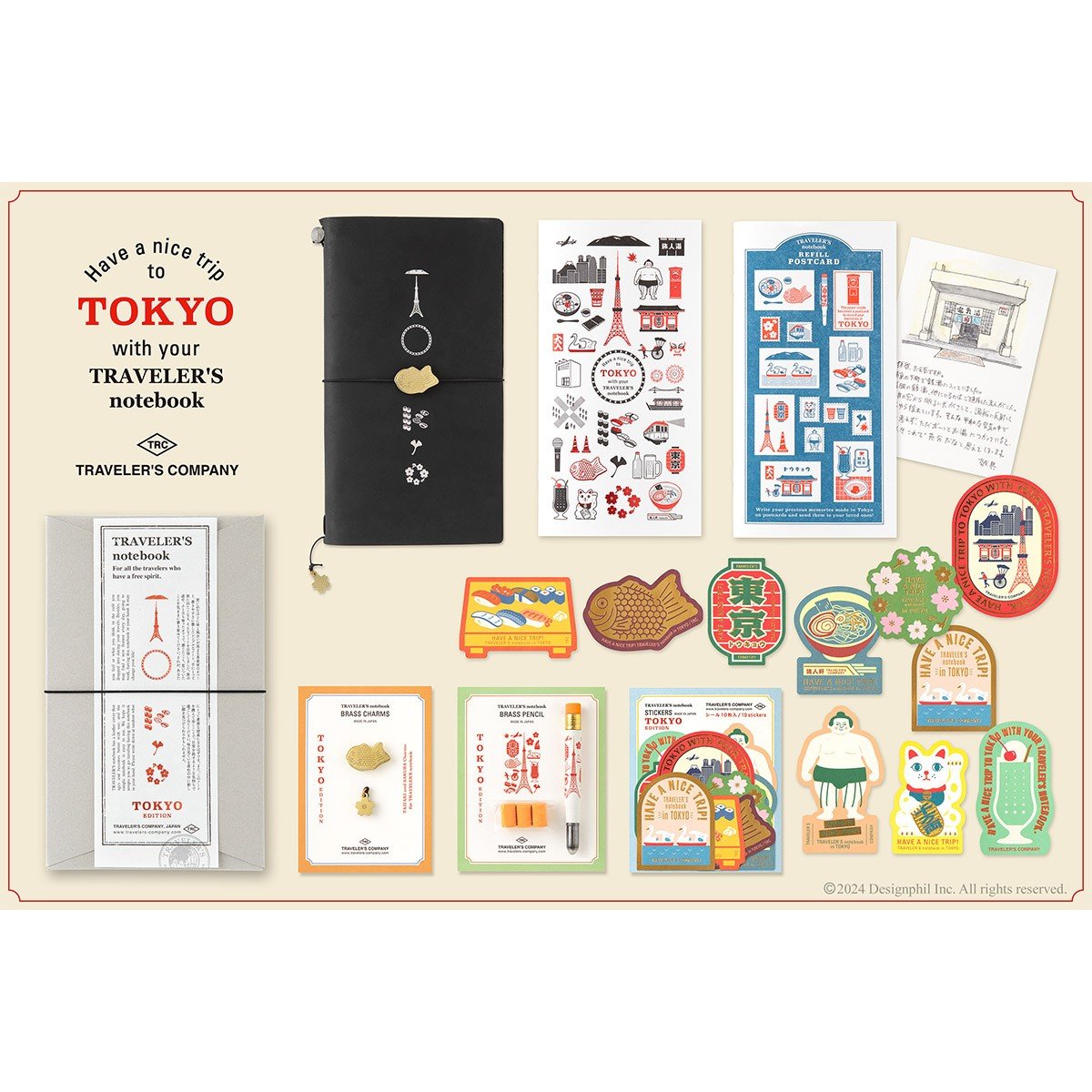 TRAVELER'S Notebook Tokyo Postcard Refill - 24Papershop