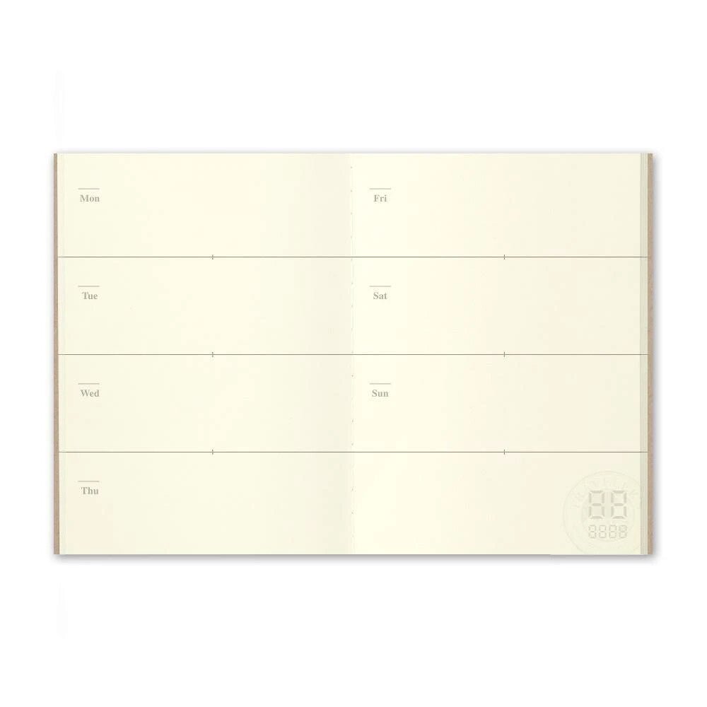 TRAVELER'S Refill Passport Size 007 - Free Weekly Diary - 24Papershop