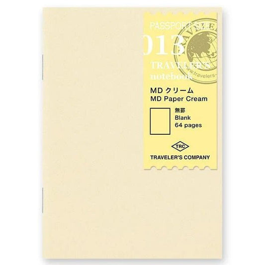 TRAVELER'S Refill Passport Size 013 - Paper Cream - 24Papershop