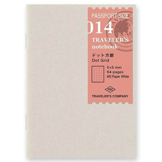 TRAVELER'S Refill Passport Size 014 - Dot Grid - 24Papershop