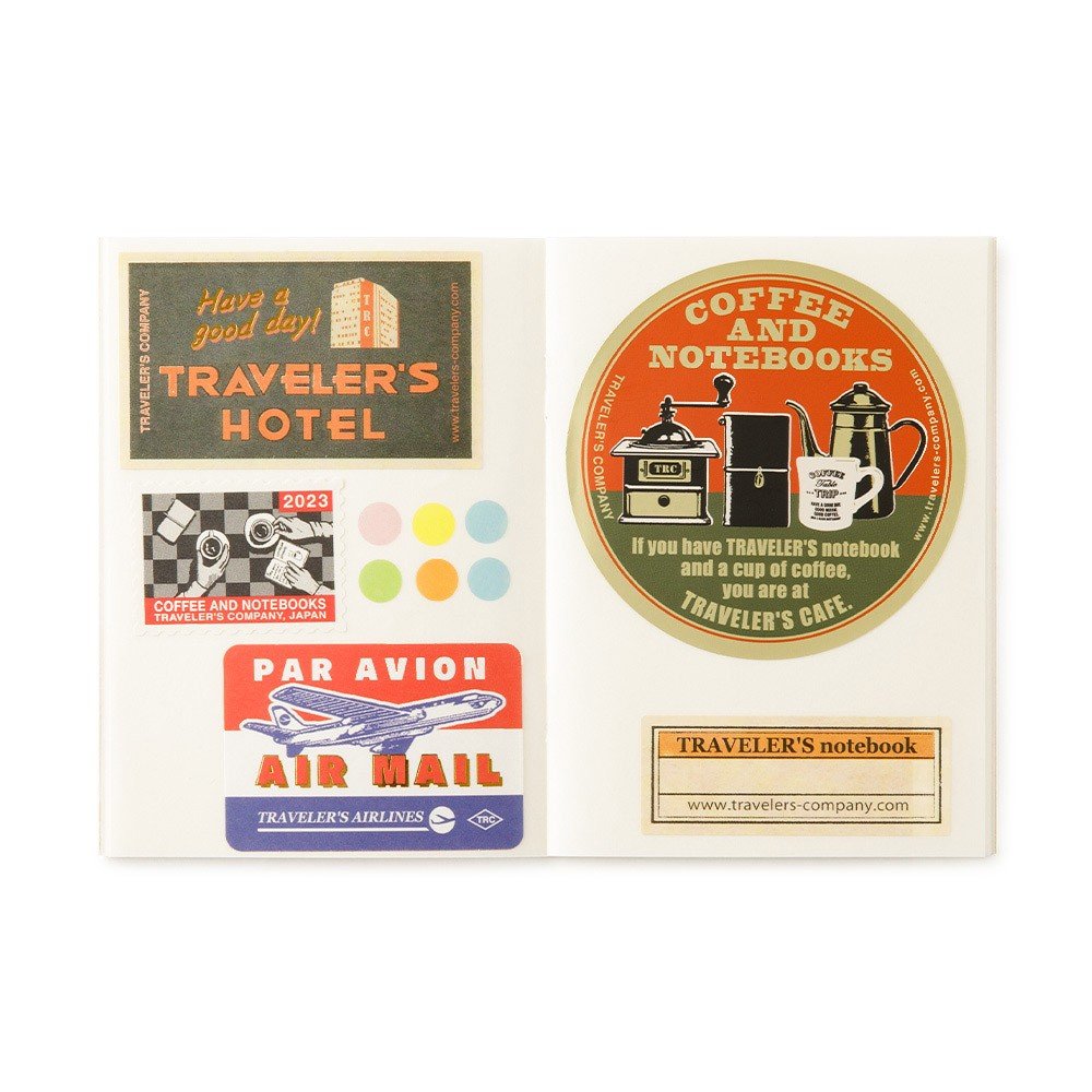 TRAVELER'S Refill Passport Size 017 - Sticker Release Paper - 24Papershop