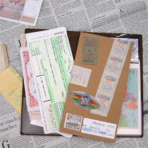 TRAVELER'S Refill Regular Size 004 - Pocket Sticker - 24Papershop