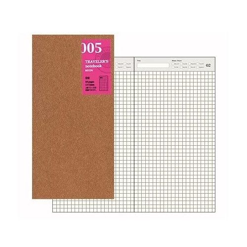 TRAVELER'S Refill Regular Size 005 - Free Daily Diary - 24Papershop