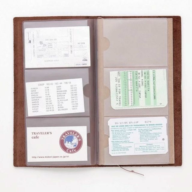 TRAVELER'S Refill Regular Size 007 - Card File - 24Papershop