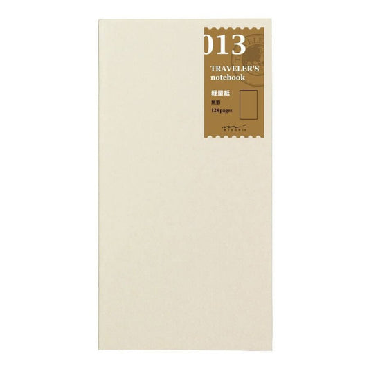 TRAVELER'S Refill Regular Size 013 - Light Paper - 24Papershop