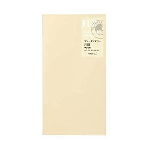 TRAVELER'S Refill Regular Size 017 - Free Monthly Diary - 24Papershop