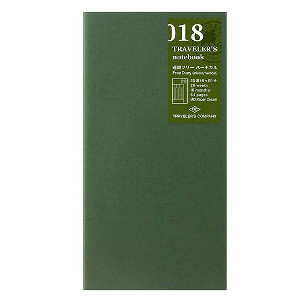 TRAVELER'S Refill Regular Size 018 - Free Week Diary - 24Papershop