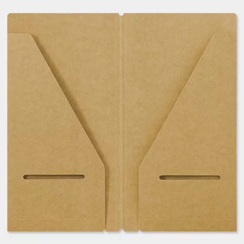 TRAVELER'S Refill Regular Size 020 - Kraft File - 24Papershop