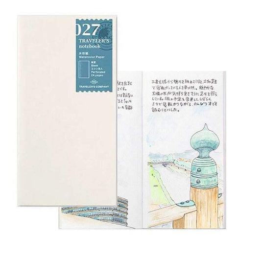 TRAVELER'S Refill Regular Size 027 - Watercolor Paper - 24Papershop