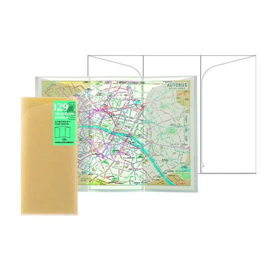 TRAVELER'S Refill Regular Size 029 - Three Fold File - 24Papershop