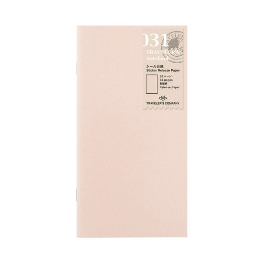 TRAVELER'S Refill Regular Size 031 - Sticker Release Paper - 24Papershop