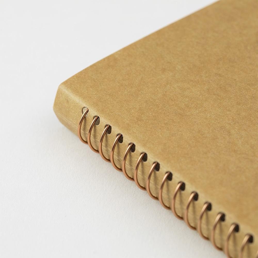 TRAVELER'S Spiral Ring Notebook A5 - Kraft Paper - 24Papershop