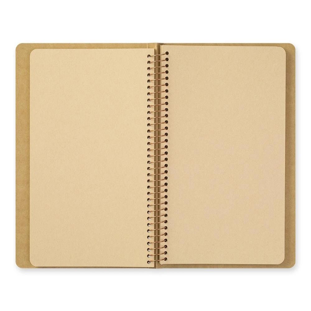 TRAVELER'S Spiral Ring Notebook A5 - Kraft Paper - 24Papershop