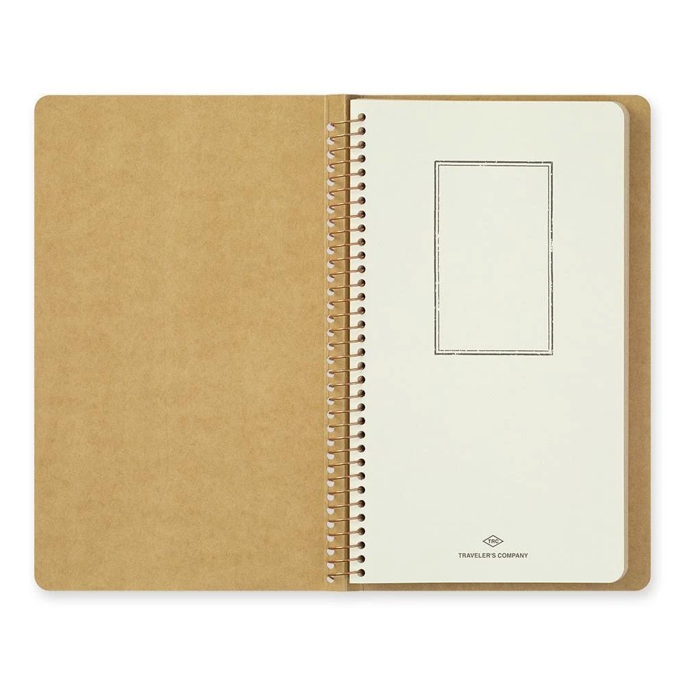 TRAVELER'S Spiral Ring Notebook A5 - Kraft Paper - 24Papershop