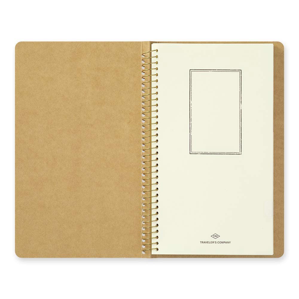 TRAVELER'S Spiral Ring Notebook A5 - Paper Pocket - 24Papershop