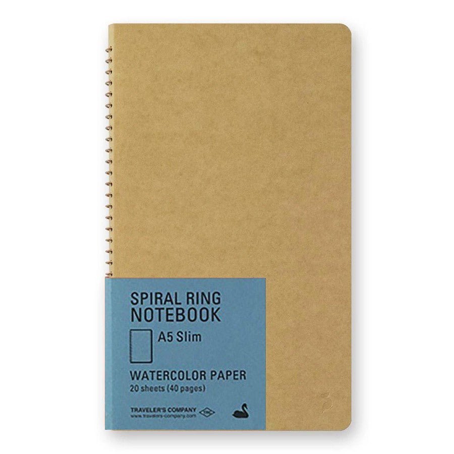 TRAVELER'S Spiral Ring Notebook A5 - Watercolor - 24Papershop