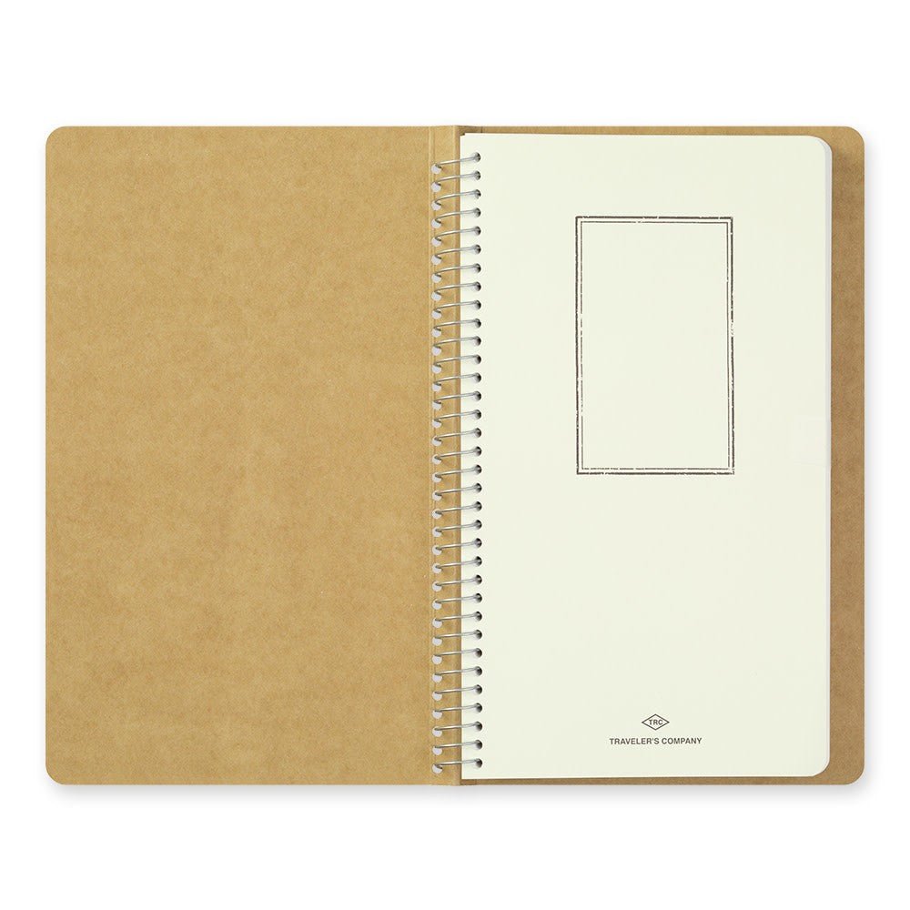 TRAVELER'S Spiral Ring Notebook A5 - White Paper - 24Papershop