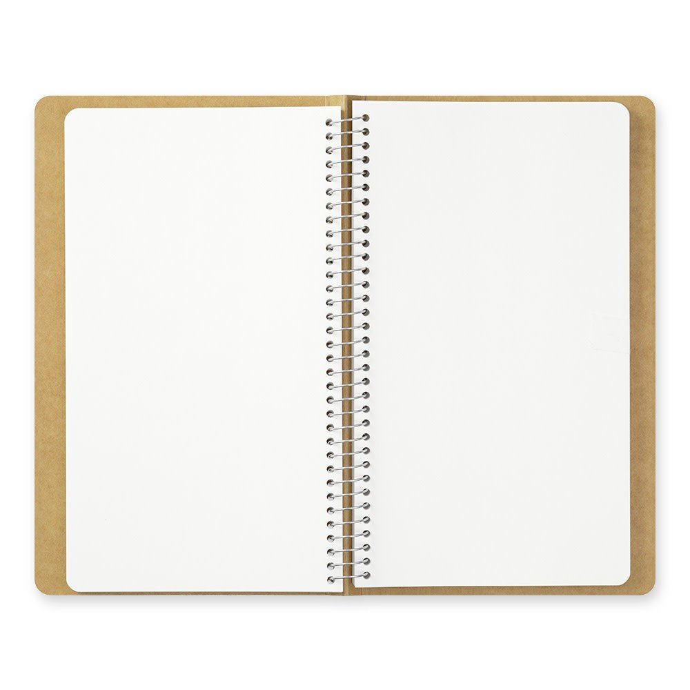 TRAVELER'S Spiral Ring Notebook A5 - White Paper - 24Papershop