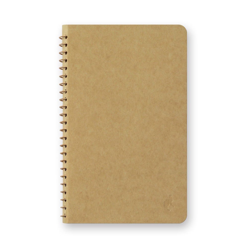 TRAVELER'S Spiral Ring Notebook A6 - Kraft Paper - 24Papershop