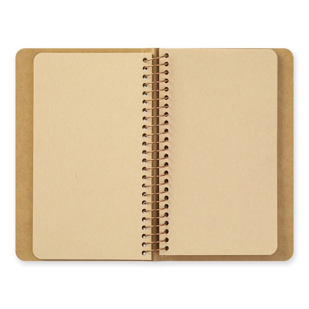 TRAVELER'S Spiral Ring Notebook A6 - Kraft Paper - 24Papershop