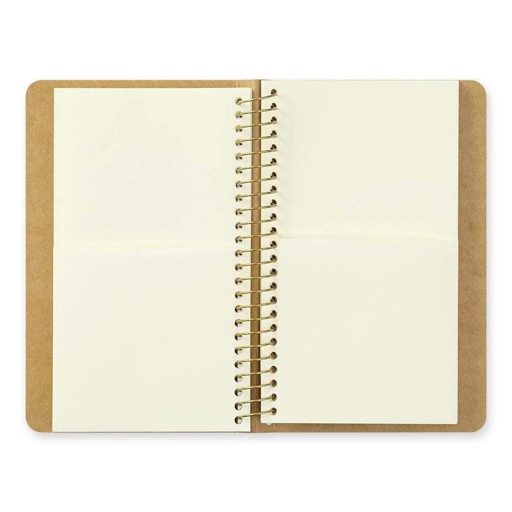 TRAVELER'S Spiral Ring Notebook A6 - Paper Pocket - 24Papershop