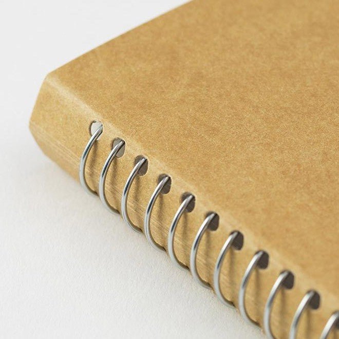 TRAVELER'S Spiral Ring Notebook A6 - White Paper - 24Papershop