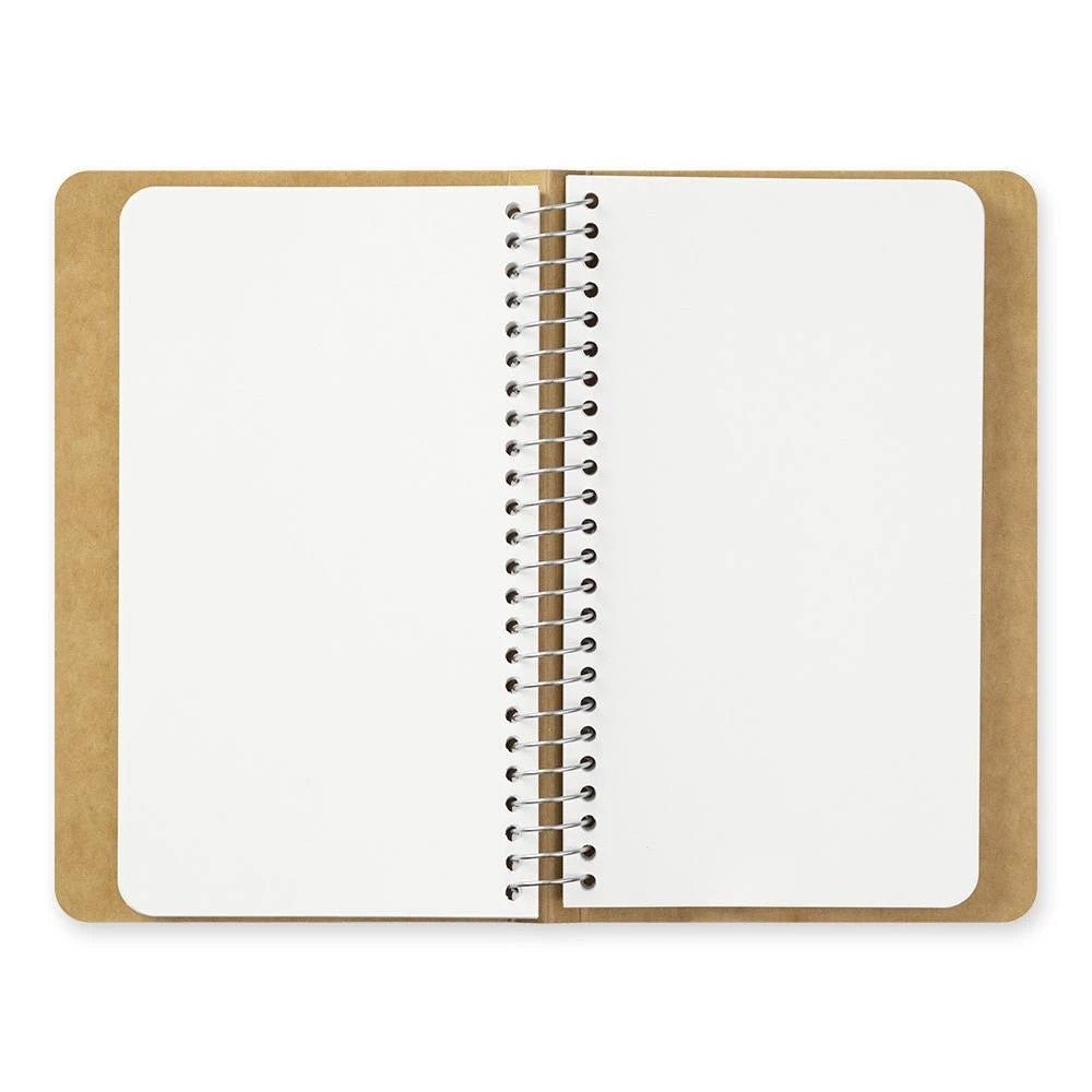 TRAVELER'S Spiral Ring Notebook A6 - White Paper - 24Papershop