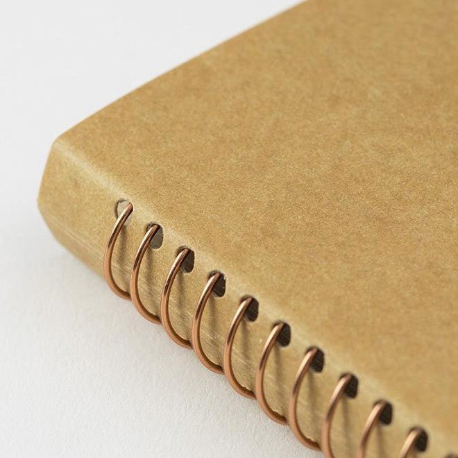 TRAVELER'S Spiral Ring Notebook B6 - Kraft Paper - 24Papershop