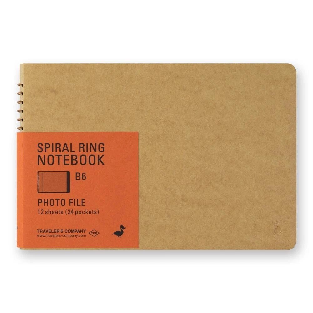 TRAVELER'S Spiral Ring Notebook B6 - Photo File - 24Papershop