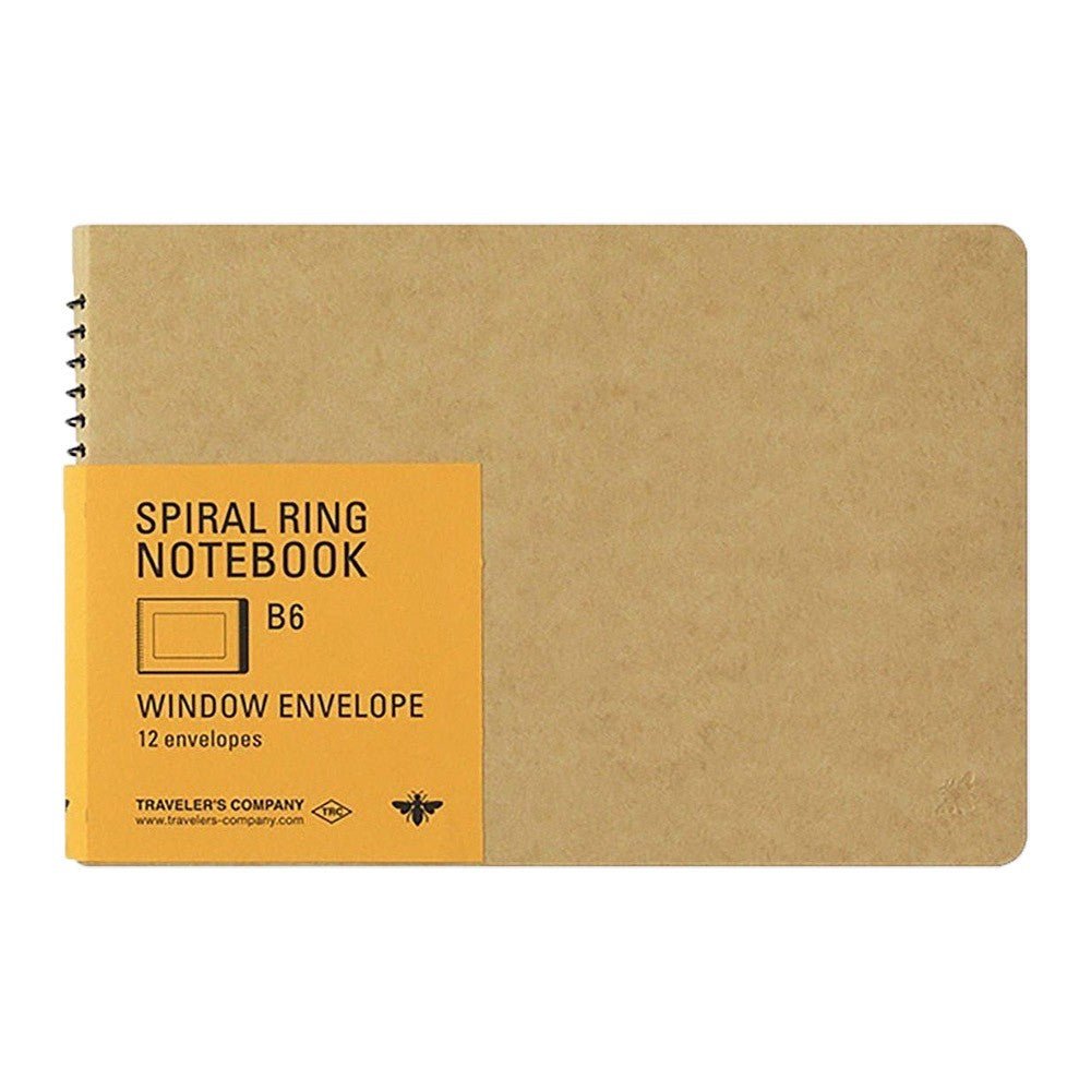 TRAVELER'S Spiral Ring Notebook B6 - Window Envelop - 24Papershop