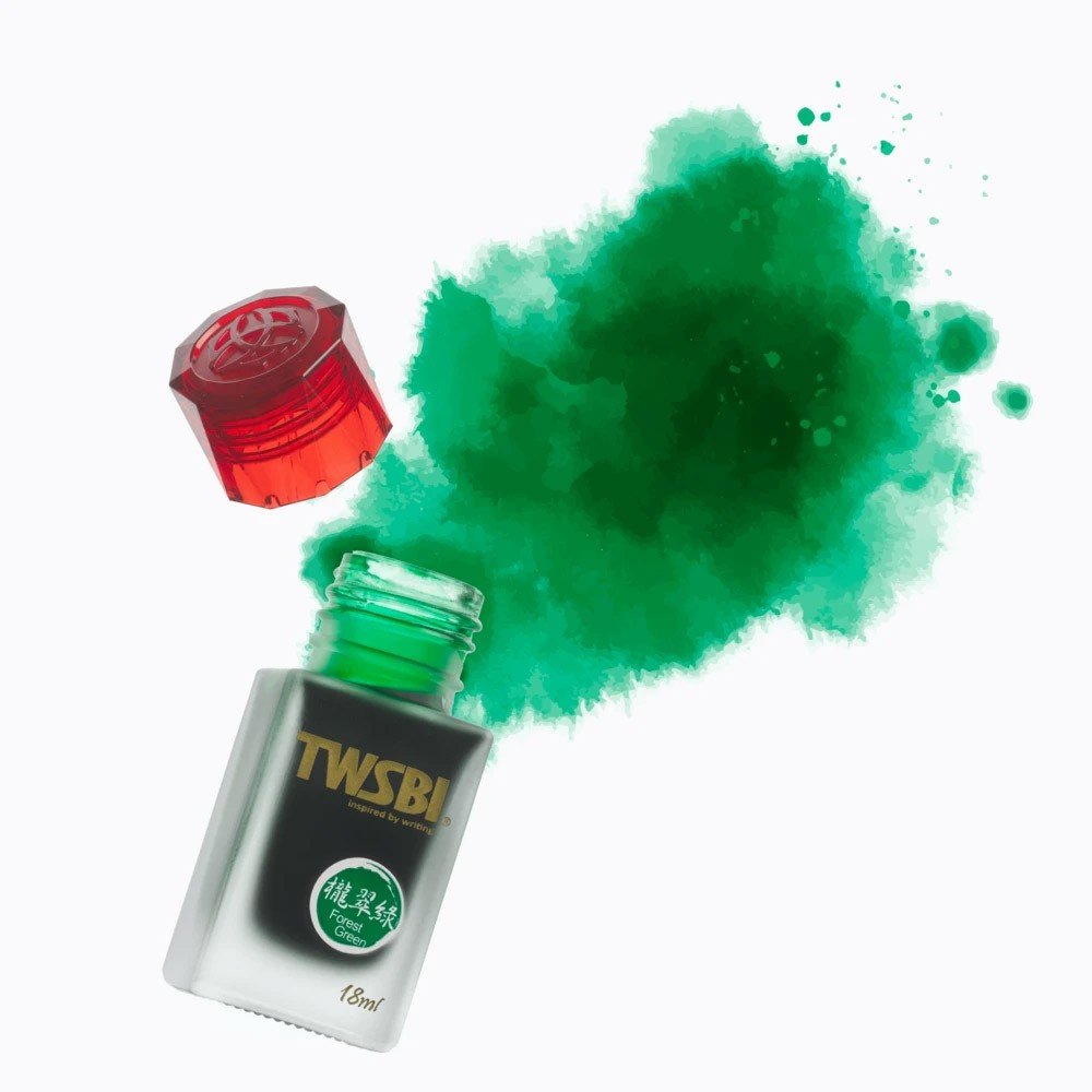 TWSBI 1791 Inktpot Forest Green - 18ml (Limited Edition) - 24Papershop