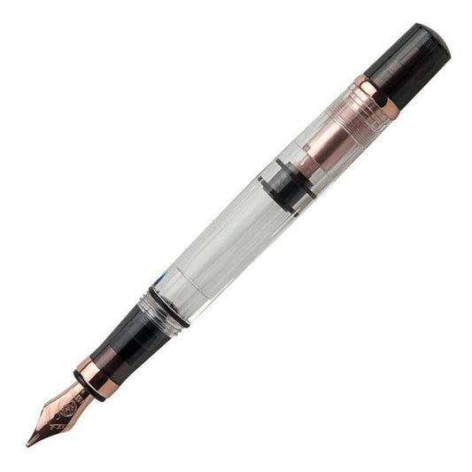 TWSBi Diamond 580 Fountain Pen - Smoke RoseGold II Bold - 24Papershop