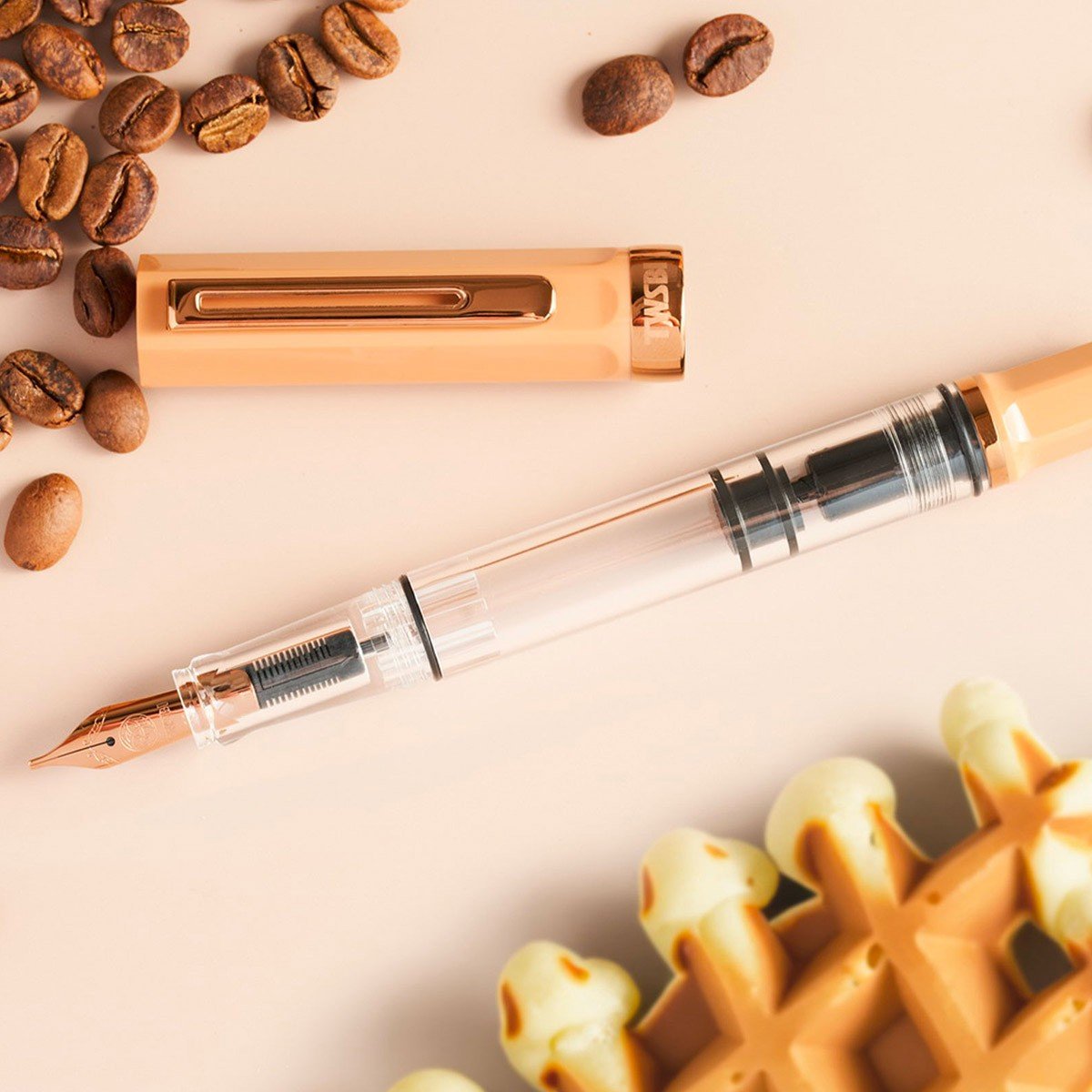 TWSBI Eco Fountain Pen Caffe with Bronze - Bold - 24Papershop