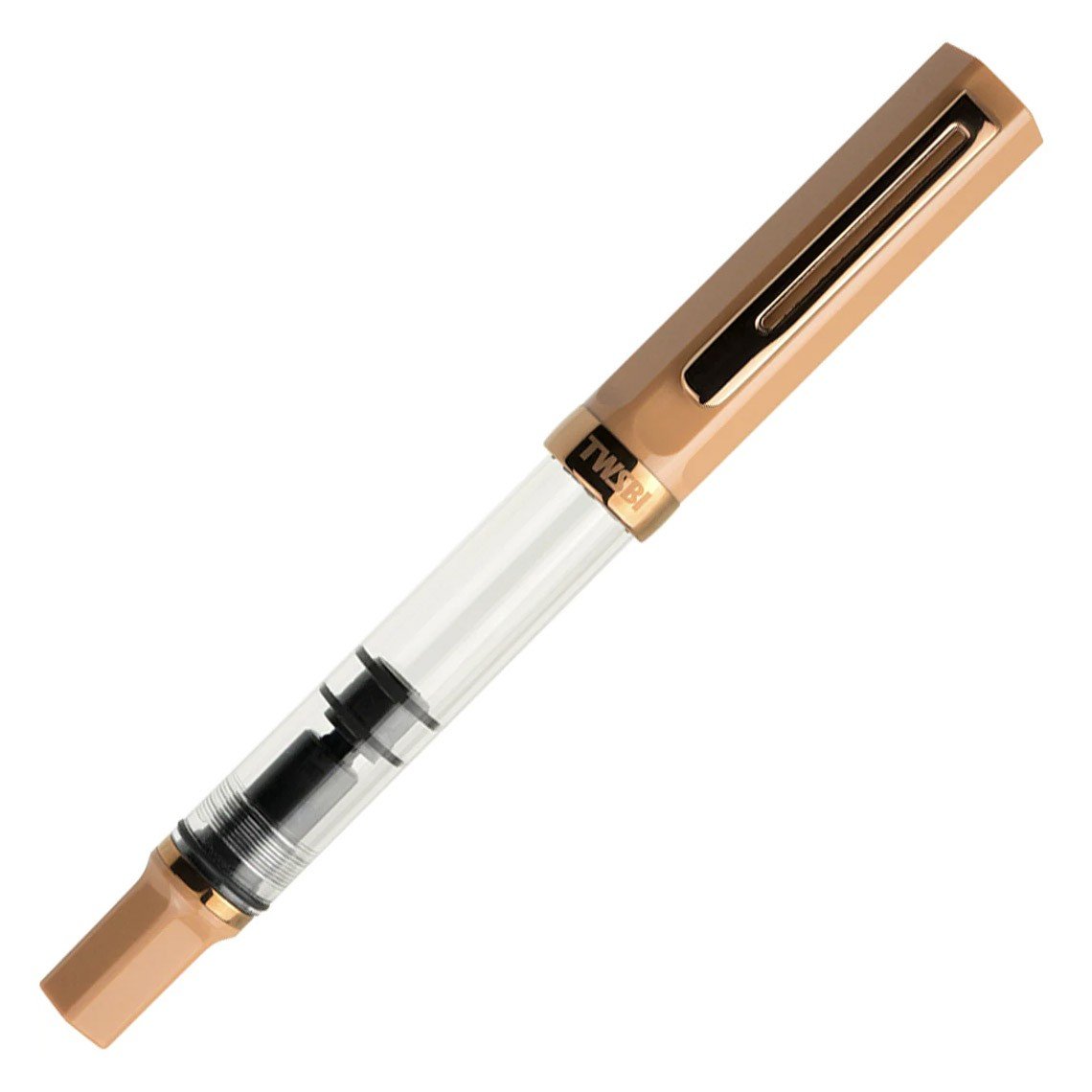 TWSBI Eco Fountain Pen Caffe with Bronze - Fine - 24Papershop