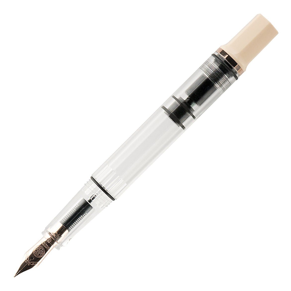 TWSBI Eco Fountain Pen Creme with Rose Gold - Bold - 24Papershop