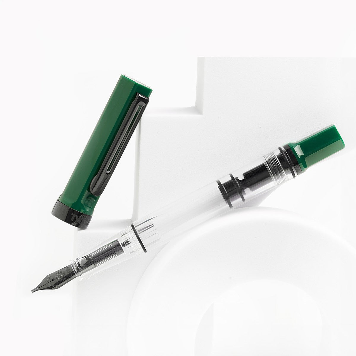 TWSBI Eco Fountain Pen Irish Green with Onyx - Bold - 24Papershop